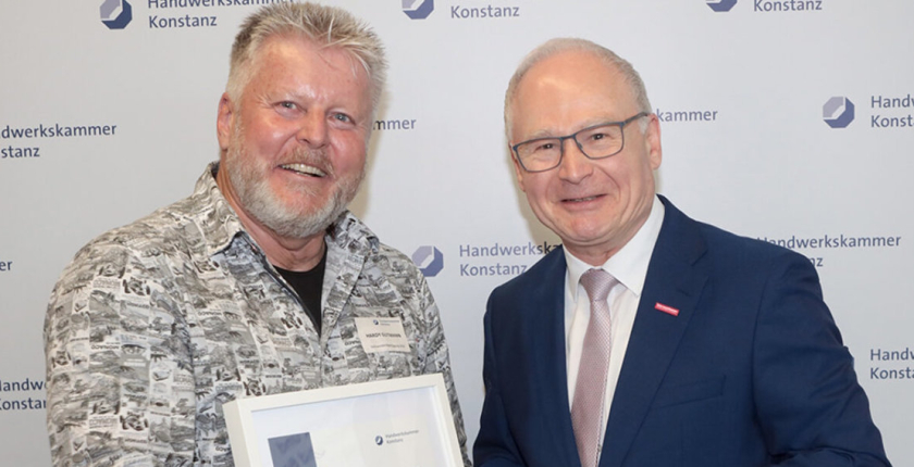 Ehrennadel Gold Hardy Gutmann (Blog)