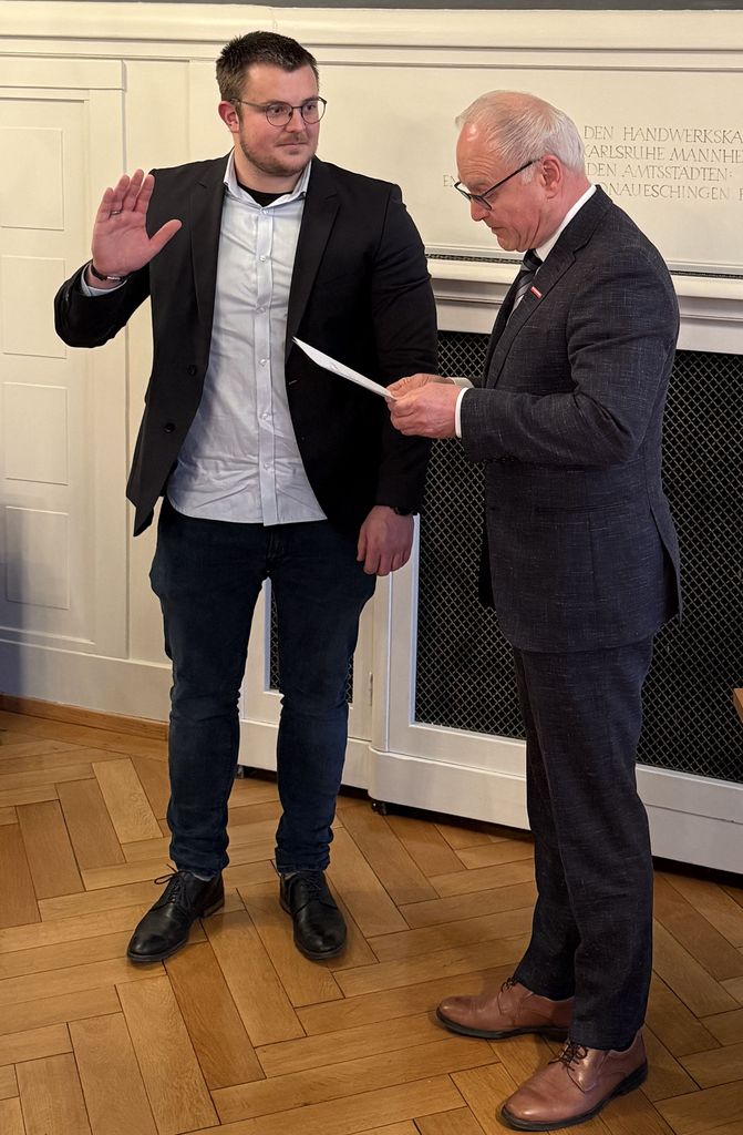 Vereidigung Lars Gutmann 250114